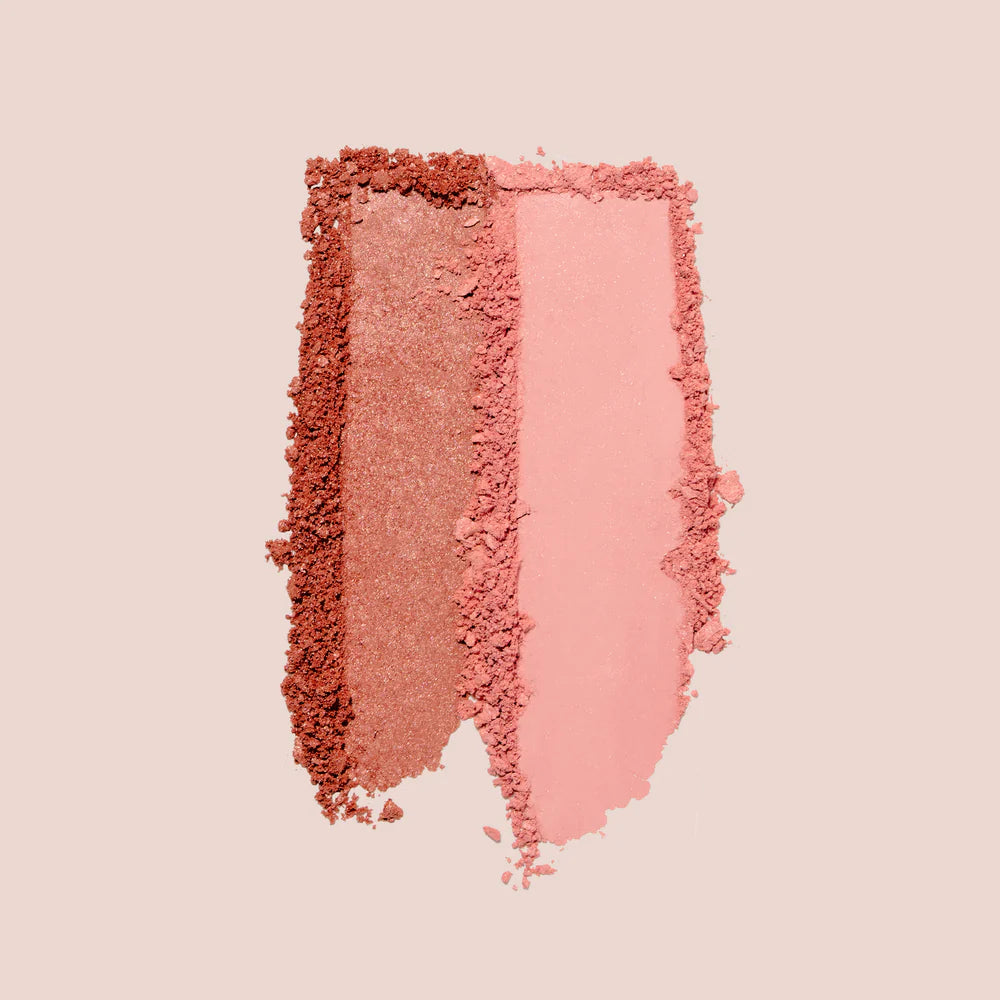 JOUER Dual Blush Palette Rose gold