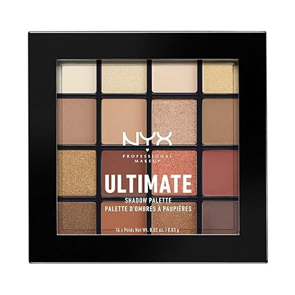 NYX Ultimate Shadow Palette, Eyeshadow Palette - Warm Neutrals