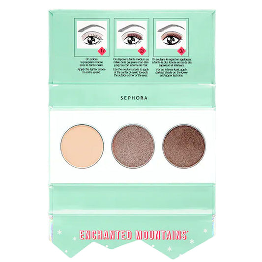 SEFHORA Enchanted Mountains 3eye Shadow Palette